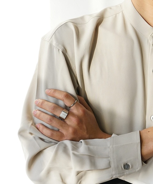 MinoriTY(マイノリティ)の「スキニーリング メンズ ウィメンズ (リング・メンズ・シルバー/ゴールド・11号/13号/17号/19号)」の7枚目の写真