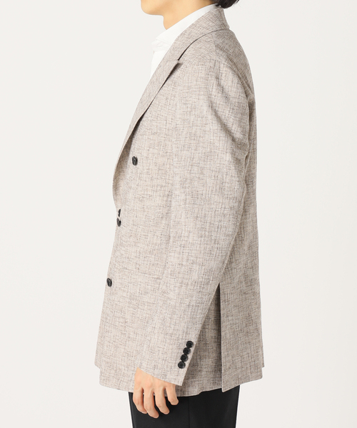 EDIFICE（エディフィス）の「しじら織り 6ボタン ダブルブレスト ジャケット（テーラードジャケット・メンズ・ベージュ・46/48/44/42）」の10枚目の写真
