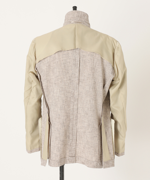 EDIFICE（エディフィス）の「しじら織り 6ボタン ダブルブレスト ジャケット（テーラードジャケット・メンズ・ベージュ・46/48/44/42）」の21枚目の写真