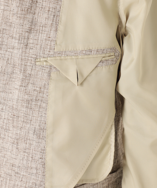 EDIFICE（エディフィス）の「しじら織り 6ボタン ダブルブレスト ジャケット（テーラードジャケット・メンズ・ベージュ・46/48/44/42）」の22枚目の写真