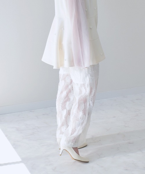 Bridget Birkin(ブリジットバーキン)の「【Bridget Birkin】メッシュ生地高寸パンプス(531029)(パンプス・レディース・ダークベージュ/ブラック/アイボリー・23.5/24/23/24.5/22.5)」の17枚目の写真