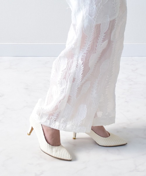 Bridget Birkin(ブリジットバーキン)の「【Bridget Birkin】メッシュ生地高寸パンプス(531029)(パンプス・レディース・ダークベージュ/ブラック/アイボリー・23.5/24/23/24.5/22.5)」の12枚目の写真