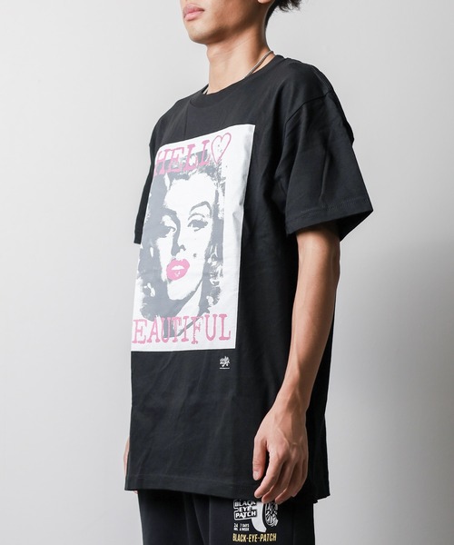 INNOCENT(イノセント)の「『Radio Days』MARILYN MONROE S/S TEE マリリンモンロー プリントTシャツ(Tシャツ/カットソー・レディース・ホワイト/ブラック・MEDIUM/LARGE/X-LARGE)」の5枚目の写真