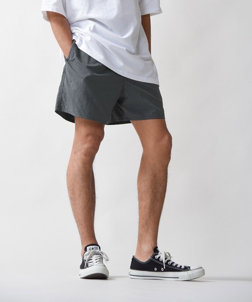 CALIFORNIA OUTFITTERS(カリフォルニア アウトフィッターズ)の「STD-1-JP【水陸両用】パッカブル ナイロンショートパンツ アウトドア バギーショーツ スイムトランクス サーフパンツ THE NYLON SHORT PANTS(その他パンツ・メンズ・ブラック/ブルー/カモフラージュ/ミント/コーラル/オリーブ/パープル/イエロー/グレー/スモークピンク/モスグリーン/ダークベージュ/サンドベージュ・LARGE/MEDIUM/SMALL/X-LARGE)」の18枚目の写真