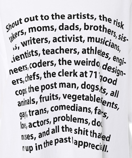 Narcissus(ナルシス)の「【Narcissus】メッセージTシャツ(Tシャツ/カットソー・レディース・ブラック/ホワイト・FREE)」の8枚目の写真