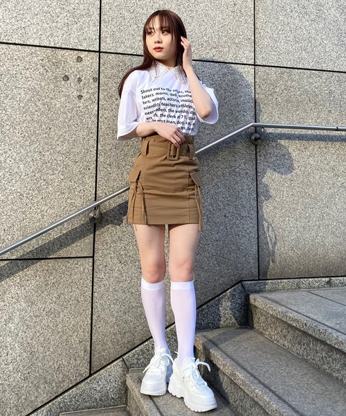 Narcissus(ナルシス)の「【Narcissus】メッセージTシャツ(Tシャツ/カットソー・レディース・ブラック/ホワイト・FREE)」の15枚目の写真