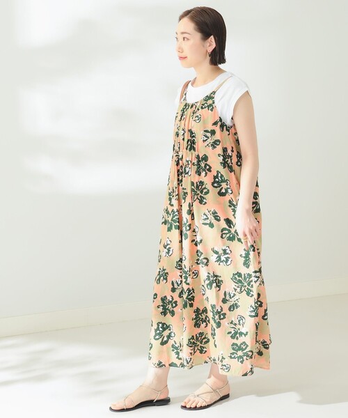B:MING by BEAMS（ビーミングバイビームス）の「B:MING by BEAMS / トロピカル柄 プリント ワンピース（ワンピース・レディース・ピンク/イエロー・SMALL/MEDIUM）」の10枚目の写真