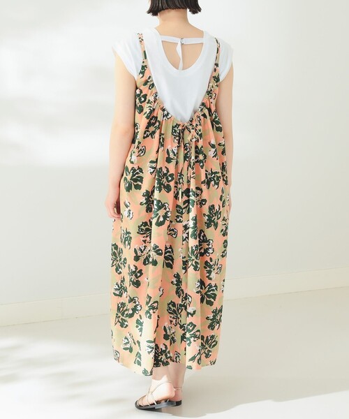 B:MING by BEAMS（ビーミングバイビームス）の「B:MING by BEAMS / トロピカル柄 プリント ワンピース（ワンピース・レディース・ピンク/イエロー・SMALL/MEDIUM）」の11枚目の写真