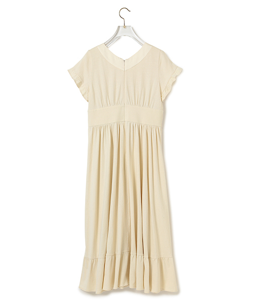 CAROLINA GLASER(カロリナ グレイサー)の「CAROLINA GLASER / カットソーマキシワンピース(ワンピース・レディース・ブラック/クリーム・ONE SIZE)」の8枚目の写真