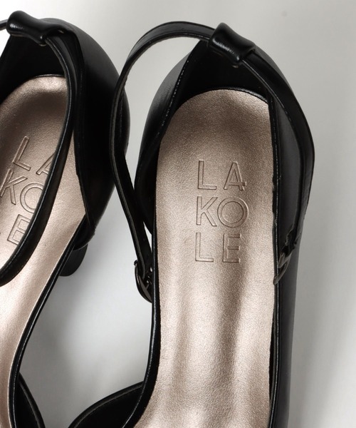 LAKOLE（ラコレ）の「アシンメトリーハイヒールパンプス / 186521（パンプス・レディース・ブラック/その他1・MEDIUM/LARGE）」の10枚目の写真