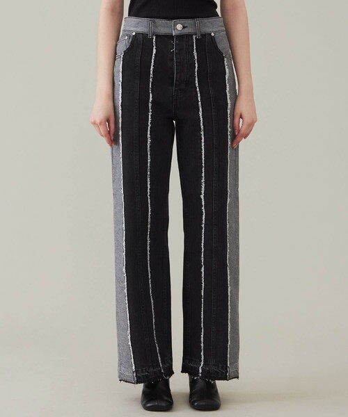 IHNN（イン）の「【IHNN/イン】(H) WASHING DENIM/デニムパンツ（デニムパンツ・レディース・ブルー/ブラック・36/38）」の20枚目の写真