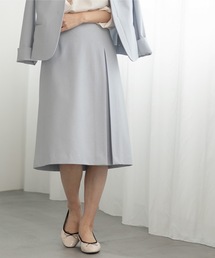 index | セットアップ対応 リネンライクAラインスカート【洗濯機洗い可/ストレッチ/イージーケア/アンチピリング】(スカート)