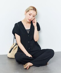 FREAK'S STORE | ▽【限定展開】釦ベストワイドイージーパンツセットアップ（ベスト・ワイドパンツ）(セットアップ)