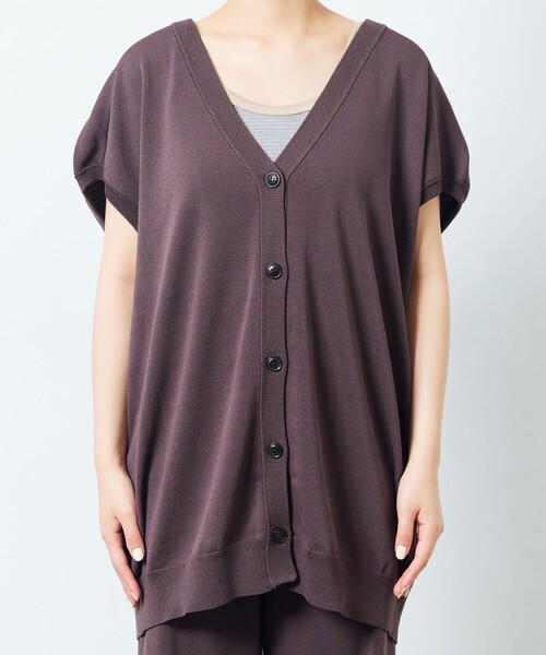 FREAK'S STORE(フリークスストア)の「【限定展開】釦ベストワイドイージーパンツセットアップ(ベスト・ワイドパンツ)(セットアップ・レディース・ナチュラル/ブラック/ブラウン/ブルーグリーン・SMALL/MEDIUM)」の8枚目の写真