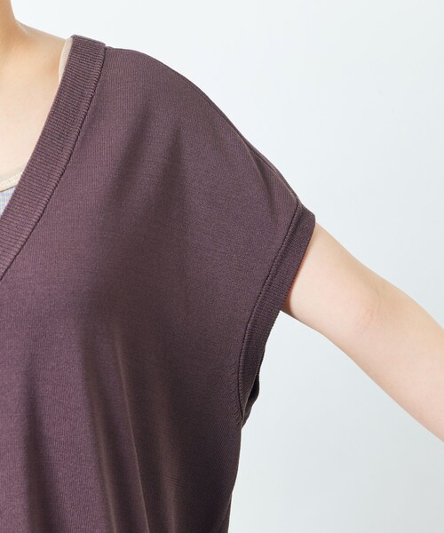 FREAK'S STORE(フリークスストア)の「【限定展開】釦ベストワイドイージーパンツセットアップ(ベスト・ワイドパンツ)(セットアップ・レディース・ナチュラル/ブラック/ブラウン/ブルーグリーン・SMALL/MEDIUM)」の14枚目の写真