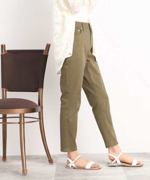 SHOO・LA・RUE（シューラルー）の「◆【UV】1本は揃えておきたい ベーシック スキニーパンツ（その他パンツ・レディース・ベージュ/カーキ/ブラック/ブルー/オフホワイト・01/02/03/04/05/10）」の4枚目の写真