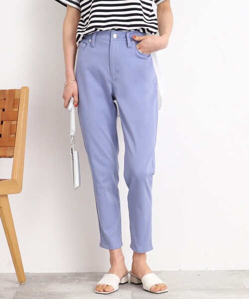 SHOO・LA・RUE（シューラルー）の「◆【UV】1本は揃えておきたい ベーシック スキニーパンツ（その他パンツ・レディース・ベージュ/カーキ/ブラック/ブルー/オフホワイト・01/02/03/04/05/10）」の5枚目の写真