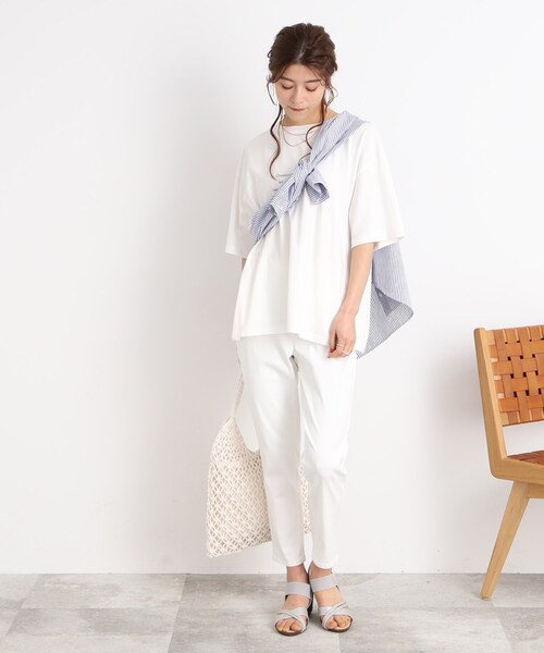 SHOO・LA・RUE（シューラルー）の「◆【UV】1本は揃えておきたい ベーシック スキニーパンツ（その他パンツ・レディース・ベージュ/カーキ/ブラック/ブルー/オフホワイト・01/02/03/04/05/10）」の6枚目の写真