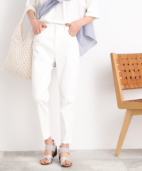 SHOO・LA・RUE（シューラルー）の「◆【UV】1本は揃えておきたい ベーシック スキニーパンツ（その他パンツ・レディース・ベージュ/カーキ/ブラック/ブルー/オフホワイト・01/02/03/04/05/10）」の9枚目の写真