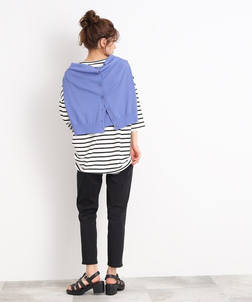 SHOO・LA・RUE（シューラルー）の「◆【UV】1本は揃えておきたい ベーシック スキニーパンツ（その他パンツ・レディース・ベージュ/カーキ/ブラック/ブルー/オフホワイト・01/02/03/04/05/10）」の14枚目の写真