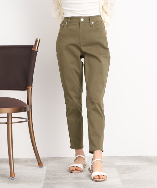 SHOO・LA・RUE（シューラルー）の「◆【UV】1本は揃えておきたい ベーシック スキニーパンツ（その他パンツ・レディース・ベージュ/カーキ/ブラック/ブルー/オフホワイト・01/02/03/04/05/10）」の21枚目の写真