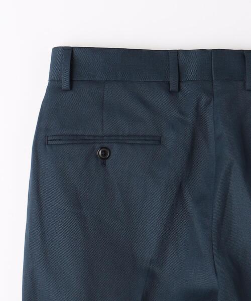 green label relaxing（グリーンレーベルリラクシング）の「麻混カルゼ 2プリーツ スラックス（スラックス・メンズ・モカ/ネイビー/ダークグレー・L/XL/S/M）」の12枚目の写真