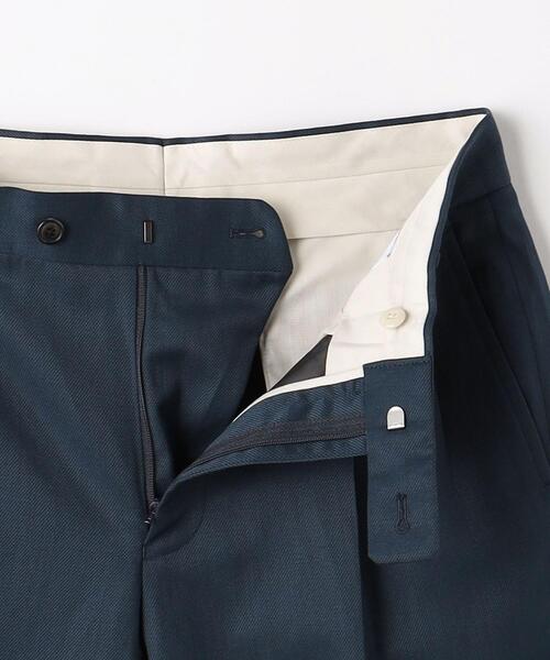 green label relaxing（グリーンレーベルリラクシング）の「麻混カルゼ 2プリーツ スラックス（スラックス・メンズ・モカ/ネイビー/ダークグレー・L/XL/S/M）」の10枚目の写真