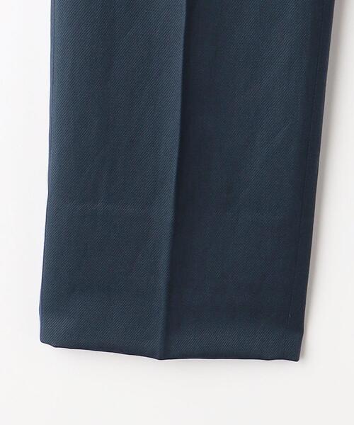 green label relaxing（グリーンレーベルリラクシング）の「麻混カルゼ 2プリーツ スラックス（スラックス・メンズ・モカ/ネイビー/ダークグレー・L/XL/S/M）」の16枚目の写真
