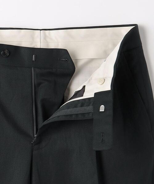 green label relaxing（グリーンレーベルリラクシング）の「麻混カルゼ 2プリーツ スラックス（スラックス・メンズ・モカ/ネイビー/ダークグレー・L/XL/S/M）」の8枚目の写真