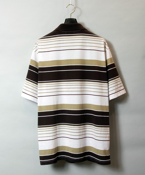 Cal Top(キャルトップ)の「Cal Top-Polo Shirt/キャルトップ ポロシャツ(ポロシャツ・メンズ・ブラック/ブラウン/ブラック系その他2/ライトブラウン・L/XL)」の7枚目の写真