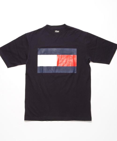 MONKEY TIME（モンキータイム）の「＜TOMMY HILFIGER DENIM＞×＜monkey time＞∴ COLOR FLAG T/Tシャツ §（Tシャツ/カットソー・メンズ・ホワイト/ネイビー・LARGE/SMALL/MEDIUM）」の2枚目の写真
