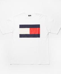 MONKEY TIME | ＜TOMMY HILFIGER DENIM＞×＜monkey time＞∴ COLOR FLAG T/Tシャツ §(Tシャツ/カットソー)