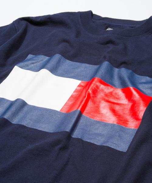 MONKEY TIME（モンキータイム）の「＜TOMMY HILFIGER DENIM＞×＜monkey time＞∴ COLOR FLAG T/Tシャツ §（Tシャツ/カットソー・メンズ・ホワイト/ネイビー・LARGE/SMALL/MEDIUM）」の6枚目の写真