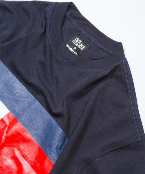 MONKEY TIME（モンキータイム）の「＜TOMMY HILFIGER DENIM＞×＜monkey time＞∴ COLOR FLAG T/Tシャツ §（Tシャツ/カットソー・メンズ・ホワイト/ネイビー・LARGE/SMALL/MEDIUM）」の7枚目の写真
