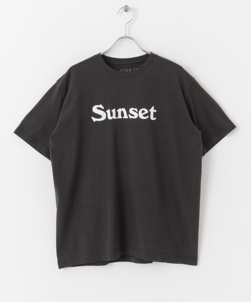 FLAVOR TEE(フレーバーティ)の「FLAVOR TEE SUNSET T-SHIRTS(Tシャツ/カットソー・レディース・ホワイト/ブラック・FREE)」の4枚目の写真
