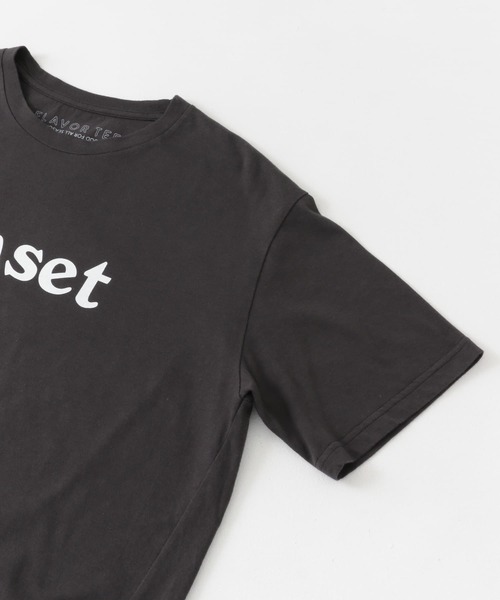 FLAVOR TEE(フレーバーティ)の「FLAVOR TEE SUNSET T-SHIRTS(Tシャツ/カットソー・レディース・ホワイト/ブラック・FREE)」の10枚目の写真
