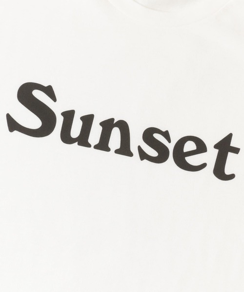 FLAVOR TEE(フレーバーティ)の「FLAVOR TEE SUNSET T-SHIRTS(Tシャツ/カットソー・レディース・ホワイト/ブラック・FREE)」の7枚目の写真