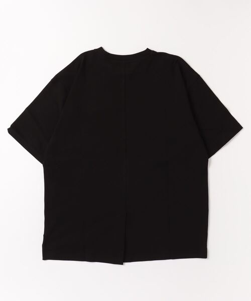 FORTUNA HOMME（フォルトゥナオム）の「FORTUNAHOMME Clear Ponti Tailored Tee（Tシャツ/カットソー・メンズ・ブラック/ホワイト・2/1）」の9枚目の写真