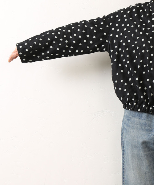 journal standard luxe　リネンドット　ブルゾン　ブラック JOURNAL STANDARD LUXE（ジャーナルスタンダード ラックス）の