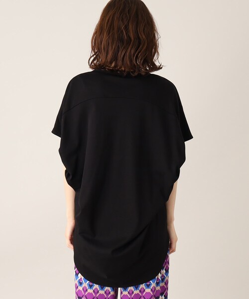 Munich（ミューニック）の「◆【Munich】バックドレイプ プルオーバー（Tシャツ/カットソー・レディース・ホワイト/ブラック/パープル・02）」の12枚目の写真