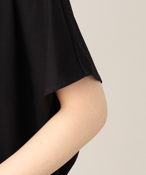 Munich（ミューニック）の「◆【Munich】バックドレイプ プルオーバー（Tシャツ/カットソー・レディース・ホワイト/ブラック/パープル・02）」の4枚目の写真