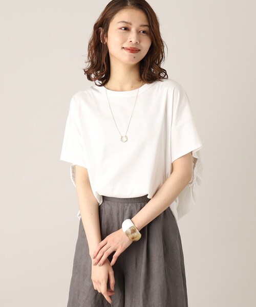 Munich（ミューニック）の「◆【Munich】バックドレイプ プルオーバー（Tシャツ/カットソー・レディース・ホワイト/ブラック/パープル・02）」の18枚目の写真