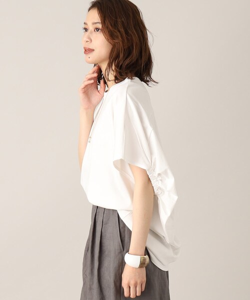 Munich（ミューニック）の「◆【Munich】バックドレイプ プルオーバー（Tシャツ/カットソー・レディース・ホワイト/ブラック/パープル・02）」の21枚目の写真