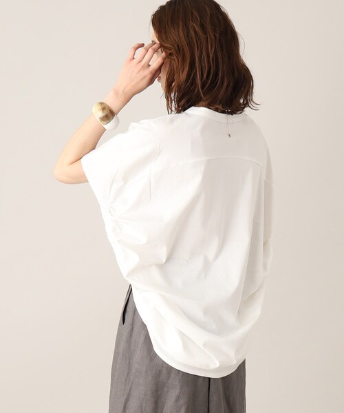 Munich（ミューニック）の「◆【Munich】バックドレイプ プルオーバー（Tシャツ/カットソー・レディース・ホワイト/ブラック/パープル・02）」の13枚目の写真