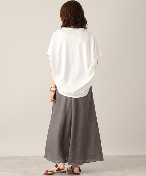 Munich（ミューニック）の「◆【Munich】バックドレイプ プルオーバー（Tシャツ/カットソー・レディース・ホワイト/ブラック/パープル・02）」の16枚目の写真