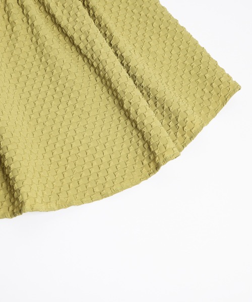 SUGAR BISKET（シュガービスケット）の「ジャガードペプラムブラウス（シャツ/ブラウス・レディース・黄緑系/ベージュ/ホワイト/ブラック・フリー）」の19枚目の写真