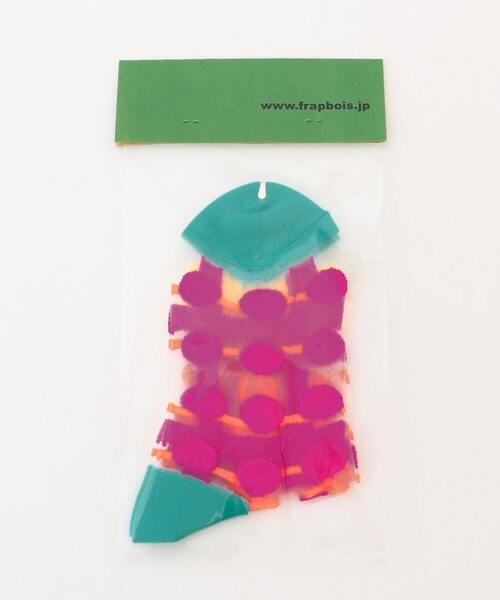 FRAPBOIS（フラボア）の「チェックスルーソックス（ソックス/靴下・レディース・ブラック/ピンク/ネイビー・FREE）」の13枚目の写真