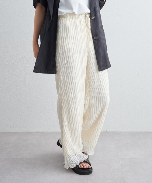 COLONY 2139（コロニートゥーワンスリーナイン）の「ワッシャーシアーパンツ（その他パンツ・レディース・ブラック/オフホワイト/グリーン・FREE）」の17枚目の写真