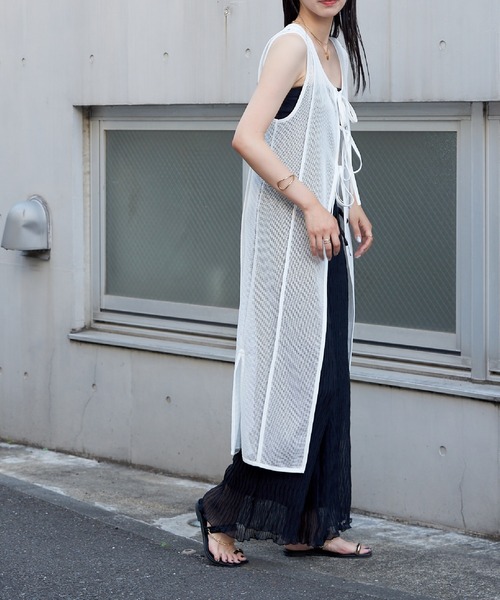 COLONY 2139（コロニートゥーワンスリーナイン）の「ワッシャーシアーパンツ（その他パンツ・レディース・ブラック/オフホワイト/グリーン・FREE）」の19枚目の写真