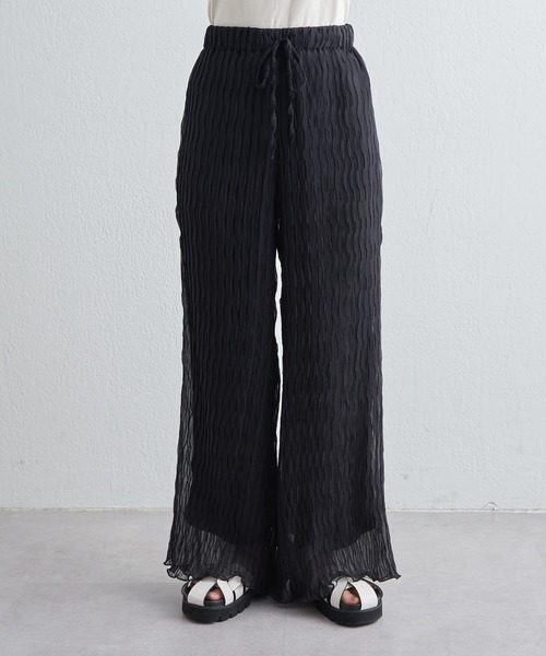 COLONY 2139（コロニートゥーワンスリーナイン）の「ワッシャーシアーパンツ（その他パンツ・レディース・ブラック/オフホワイト/グリーン・FREE）」の14枚目の写真